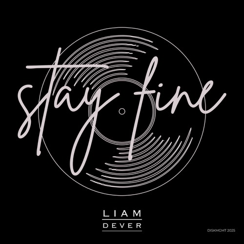 Stay Fine sleeve — handwritten script over a line-drawn record.